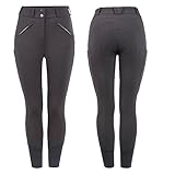 Cavallo Reithose Carina Grip Mobile Damen in Fog Grey, Größe:38, Farbe:Fog Grey
