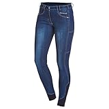 Schockemöhle Sports Damen Reithose Delia FS Style Jeans Blue, Größe:34