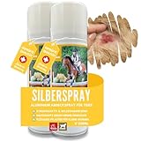 Silberspray Hund Pferd I Sprühpflaster Hund wasserfest Erste Hilfe Set Hund I Silberspray Pferd...