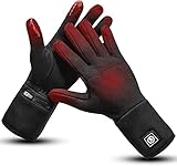 DAY WOLF Beheizbare Handschuhe, Winterarbeitshandschuhe für Männer und Frauen 7,4 V 2200 MAH...