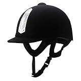 Manken Reithelm aus Samt, mit CE-Zertifizierung, für Herren, Damen, Kinder (58 cm)