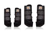 Horsecode Gamaschen 4er Set Black Glamour Vollblut