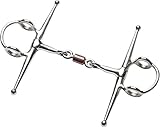 FEELING Aufziehtrense mit Rad, Breite 14,5 cm, Stärke 11 mm, Seitenteile 185 mm, massiv