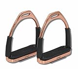 AMKA Steigbügel mit Gelenk Rosegold Sicherheitssteigbügel 12 cm