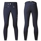 Cavallo CAJA Grip Damen PU Vollbesatzreithose darkblue HW 19, Ca19_HW_Gr.:34