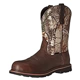 LLDG Herren stiefel Retro Stickerei Cowboy Stiefel Lässige Western Stiefeletten Hohe Stiefel...