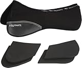 Equinate 2 Zonen Foam Sattelpad Laredo mit 8 weichen Einlagen für eine optimale Sattelanpassung -...