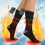 Beheizte Socken,Beheizbare Socken,Wiederaufladbare Beheizte Socken,Beheizte Socken für MäNnerund...