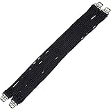 Stübben Kordelgurt mit rostfreien Edelstahlschnallen - schwarz - 120cm