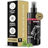 Peticare Anti-Kriebelmücken, Gnitzen Spray für Pferde | effektiv dem Sommerekzem vorbeugen |...