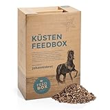 STRÖH Johannisbrot Pferd (26kg Feedbox) • Bei Durchfall & Darm-/Verdauungsproblemen bei Pferden...