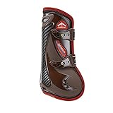 Veredus Gamaschen -Carbon Gel Vento Color Front- Farbe L/braun/rot