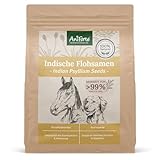 AniForte Flohsamen für Hunde, Katzen & Pferde 1kg - Reich an Ballaststoffen & Schleimstoffen,...