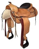 A&M Reitsport Westernsattel Atlanta ECO aus Büffelleder hoher Qualität Reining Sattel Neu,...