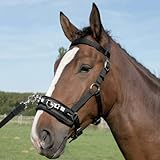 WALDHAUSEN Kappzaum, Nylon Vollblut, schwarz