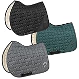 Equiline Schabracke OCTAGON EQ_GLENDAG mit Glitzerlogo Farbe dark green, Größe Dressur lang