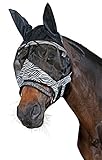 Fliegenmaske Anti-UV Scan Horse Zebra Kaltblut