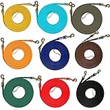 bio-leine Doppellonge aus BioThane - 16 bis 18m lang I 16mm breit - Longe Longierleine für Pferde I...