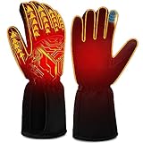 Svpro Beheizbare Handschuhe,Warm Winterhandschuhe Herren Damen Touchscreen Skihandschuhe Thinsulate...