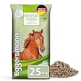 Eggersmann Mein Pferdefutter ReVital Cubes 25 kg – Getreidefreies Pferdefutter – Zur...