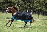 Horseware Amigo Mio Turnout medium black turquoise Weidedecke Winterdecke (125)