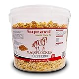 SUPRAVIT Maisflocken für Ihr Pferd I 2kg Eimer I hervorragendes Ergänzungsfutter für eine...