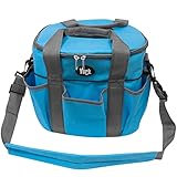 York Putztasche mit Deckel für Pferd (blau)