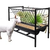 MUYIRTED Große Heu-Futterspender Futterautomat, Futtertröge Und Heuspender Für Pferde, Heuraufe...