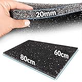 Mega Antirutschmatte Bautenschutzmatte Gummimatte Antivibrationsmatte Super Anti Größe 800 x 600 x...
