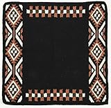 WESTRIDE Westernpad by Franck Perret Dakota schwarz/braun 86x91cm