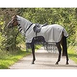 QHP Fliegenausreitdecke mit Fransen - Size 185