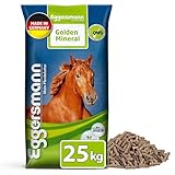 Eggersmann Mein Pferdefutter Golden Mineral 25 kg – Mineralfutter für Pferde & Ponys –...