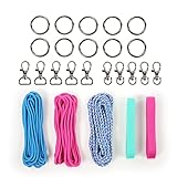 kullaloo Hobby Horse Halfter Materialset aqua/pink (Anleitung separat erhältlich)