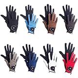 RL24 - Reithandschuhe Damen & Herren Professional Nubuk | Handschuhe zum Reiten | Reiterhandschuhe...