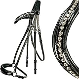 HKM Trensenzaum Carolin schwarz Warmblut