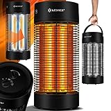 KESSER® Standheizstrahler, Energieeffiziente Heizung 1200 Watt Innenraum mit 360° Oszillation,...
