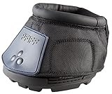 PFIFF 102855 Pferde Hufschuh Behandlungsschuh, 1 Stück, Schwarz-Blau Gr. 2