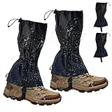 NAROSEBE 1 Paar Outdoor Gamaschen Einstellbare Wandergamaschen Wasserdicht Beingamaschen...