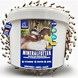 EMMA Mineralfutter Pferd I Biotin Pferd I Zink I Selen Pferde Vitamin D A C K B12 Mineralien I...