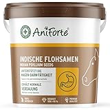 AniForte Flohsamen für Pferde 3kg - Reich an Ballaststoffen & Schleimstoffen, Indische Rohkost...