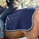 Horze Vail Reitdecke aus Wolle für das Training der Pferde, Ausreitdecke, Atmungsaktiv, Warm,...
