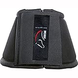 HKM 7274 Softopren Hufglocken Finja, Sprungglocken Springglocken, Schwarz, XL