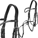 Heinick-Reitsport Trense mexikanisch Schwarz ~ Glow-Ash ~ Vollblut