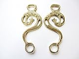 Hackamore Barock Gold - messingfarben - 1 Paar Schenkel