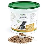 VitPet+ Huf Wohl – Spezial Mineralfutter Pferde – Mit Biotin, Zink, Kieselgur und Bierhefe – 4...