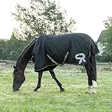 SUNRIDE Regendecke 50g für Pferde (Dublin) mit Unterdecken kombinierbar - für extreme...