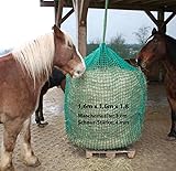 CG Heunetze für Pferde - großes Rundballen-Netz in der Größe 1,6m x 1,6m x 1,8m (Höhe) | 500kg...