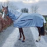 Bucas Buzz-Off Rain & Neck - Silver/Blue