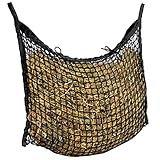 VOSS.farming Heunetz 90 x 60cm, Futternetz für 4kg Heu, Maschenweite 3 x 3cm, Heusack, Heutasche,...