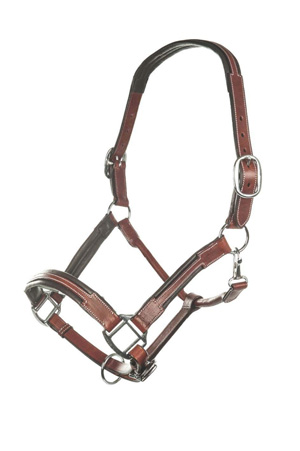 HKM Lederhalfter braun
